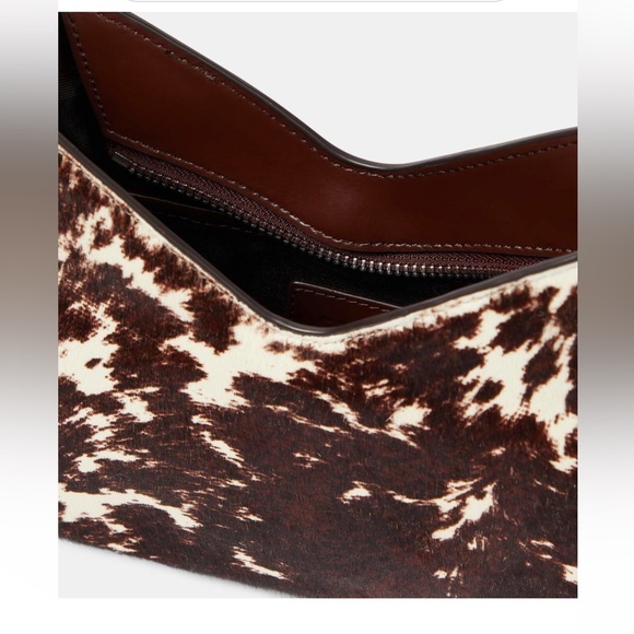 STAUD Valerie Shoulder Bag in Cow Print 🐄 - Picture 3 of 8